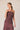 Vestido nido de abeja espiga granate