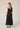 Vestido tul escote bardot Marrón