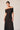 Vestido tul escote bardot Marrón
