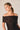 Vestido tul escote bardot Marrón