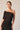 Vestido tul escote bardot Marrón