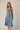 Vestido algodón rústico azul marino