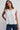 Camiseta algodón raso blanca
