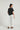 Camiseta oversize raso gris antracita