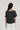 Camiseta oversize raso gris antracita