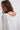 Blusa seda manga tres cuartos blanco