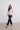 Blusa seda manga tres cuartos blanco