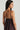 Vestido tirantes tachas berenjena