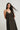 Vestido tirantes tachas marrón