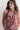 Top cruzado estampado berenjena