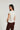 Camiseta puntilla manga corta natural