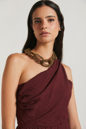 Collar de ochos bronce