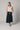 Pantalón cropped negro fluido