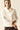 Chaqueta punto cruzada 1 botón blanco