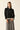 Chaqueta punto cruzada 1 botón negro