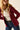 Blazer de punto burdeos