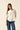 Blusa botones cuello mao Blanco