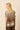 Blusa oversize estampado rayas marrón