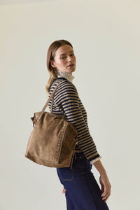 Bolso tachas lazo topo