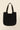 Bolso trenzado negro con cartera interior