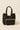 Bolso trenzado negro con cartera interior