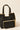 Bolso trenzado negro con cartera interior
