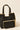Bolso trenzado negro con cartera interior