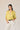 Bomber satinada manga 3/4 amarillo
