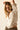 Bomber raso beige manga 3/4