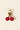 Charm cereza crochet granate