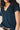 Camiseta básica cuello pico azul marino