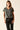 Camiseta básica cuello pico gris antracita