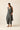 Chaleco largo bambula lurex gris antracita