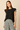 Camiseta fluida volante negro