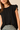 Camiseta fluida volante negro