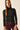 Top tul flores negro