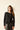Chaqueta botones cruzado negro