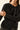 Chaqueta botones cruzado negro