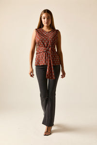 Jeans campana gris