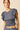 Top volantes vichy azul marino