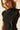 Top punto negro con detalle fruncido