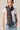 Foulard estampado patchwork gris y marrón