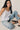 Jeans barrel azul claro de tiro médio