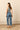 Jeans cropped marine azul