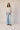 Jeans wide leg pinzas azul claro