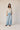 Jeans wide leg pinzas azul claro