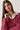 Jersey rústico cuello pico rosa