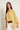 Kimono lino puntilla amarillo
