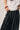 Pantalón ancho de rayas negro