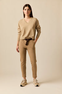 Pantalón jogger camel